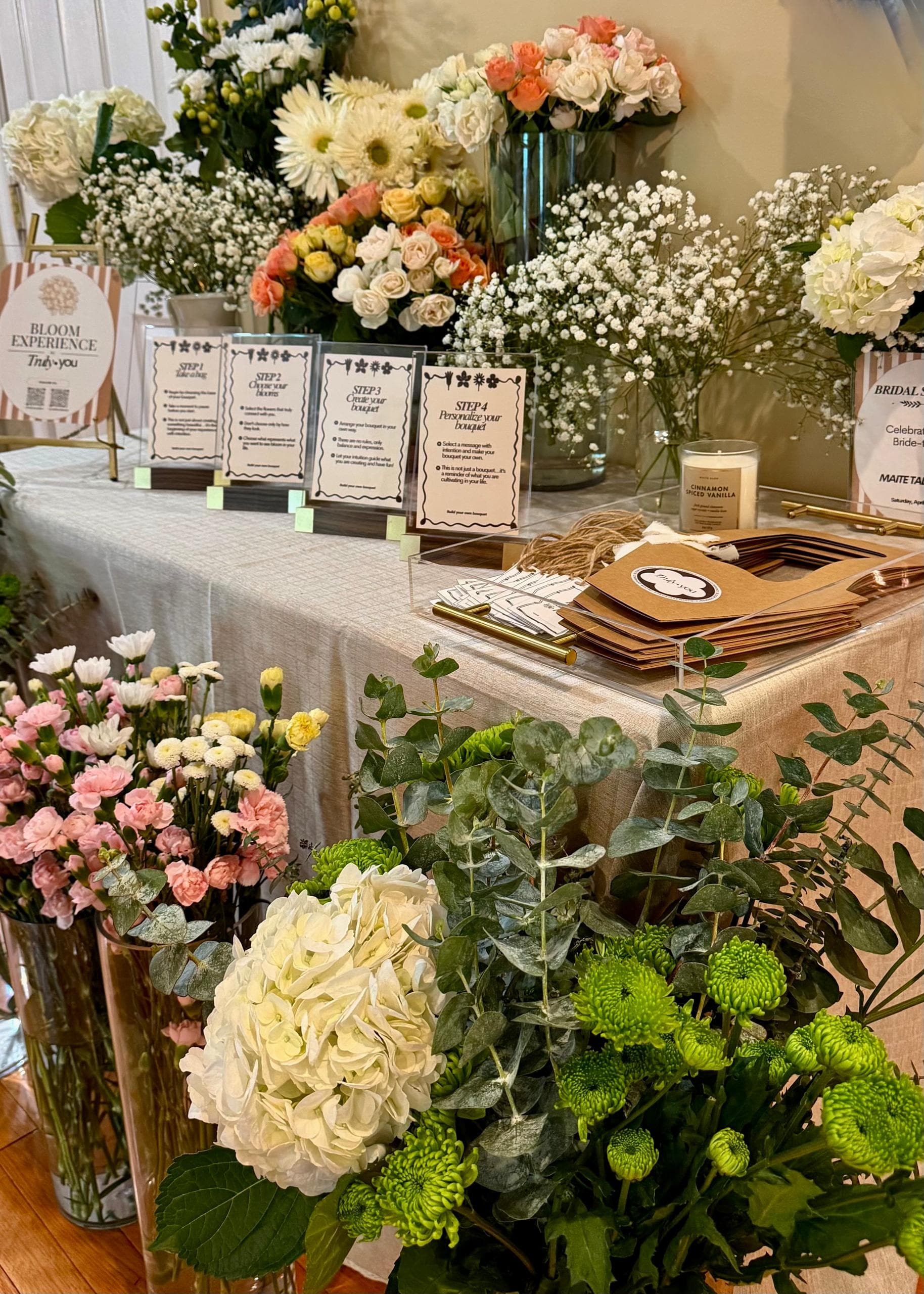 Creación del bouquet
